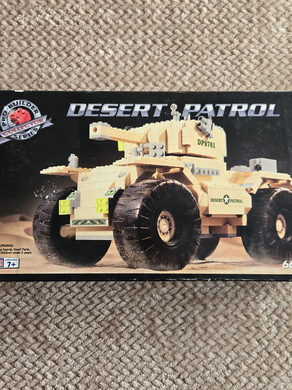 Mega Bloks Desert Patrol DP9761 660pc Military Vehicle Set w/Box Parts